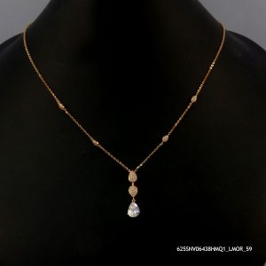 RGP SILVER ZIRCON LUXURY NECKLACE