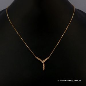 RGP SILVER ZIRCON NECKLACE