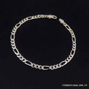RODIUM PLATED STERLING SILVER 120 BRACELETS