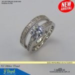2PC 925 STERLING SILVER RINGS