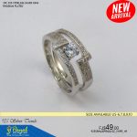 2PC 925 STERLING SILVER RINGS