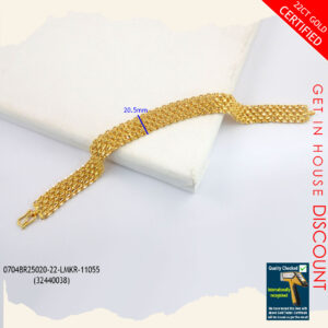 Mens Mesh Gold Bracelet