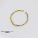 Kids 2Tonn Gold Ball Bracelet