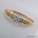18KGB Elegant Zircon Bangle