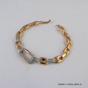 18KGP 2Color Fashion Bracelet