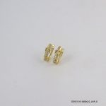 14KGKP Zircon U Hoops