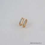 2Color 18KGP U Hoops