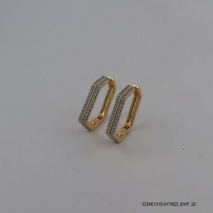 2Color 18KGP Luxury Hoops