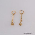 18KGP Dangling Hoops