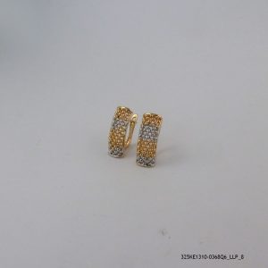 2Color 18KGP U Hoops