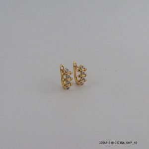 2Color 18KGP U Hoops