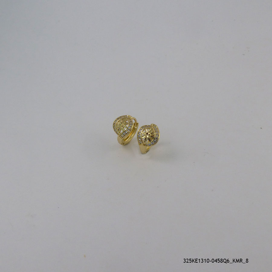 14KGP Zircon Hoops