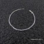 RP Sterling Silver Curb 60 Unisex Bracelet