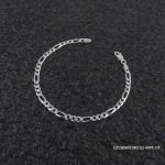 RP Sterling Silver Figaro 100 Unisex Bracelet
