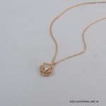 RGP Silver Rose Zircon Necklace