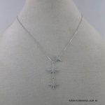 925 Sterling Silver Zircon Cosmic Necklace
