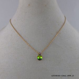 18KGP Crystal Vitrail Med Necklace