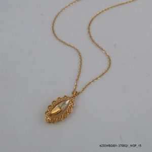 18KGP Crystal Copper Necklace