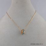 18KGP Aqua Charms Necklace