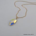 18KGP ab2x-Crystal Necklace