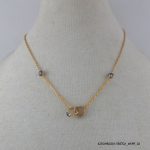 18KGP Montana Crystal Heart Necklace