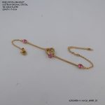 18KGP Rose Heart Crystal Bracelet
