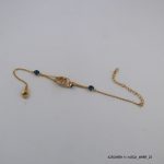 18KGP Black Dia Heart Crystal Bracelet