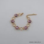 18KGP Amethyst Crystal Bracelet