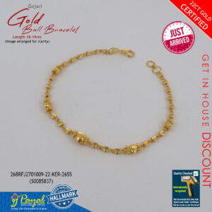 Gajari Gold Ball Bracelet