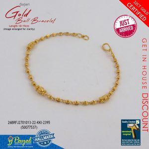Gajari Gold Ball Bracelet