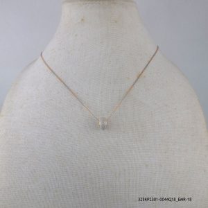 2Colour GP Zircon Charms Pendant - China Included