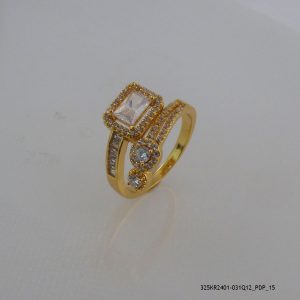 18KGP Zircon Fasion Ring