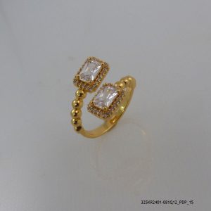 18KGP Zircon Fashion Ring