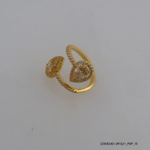 18KGP Zircon Fashion Ring
