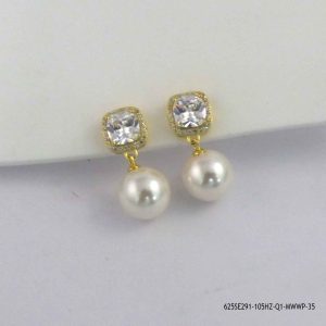925 Sterling Silver Zircon Earring