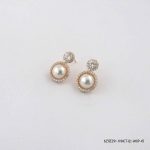 925 Zircon Freash Water Pearl Small Earring