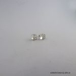 SYN CRYSTAL SILVER EARRINGS