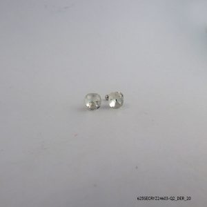 SYN CRYSTAL SILVER EARRINGS