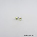 SYN PERIDOT COLOR SILVER STUDS