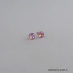 SYN ROSE CRYSTAL SILVER EARRING