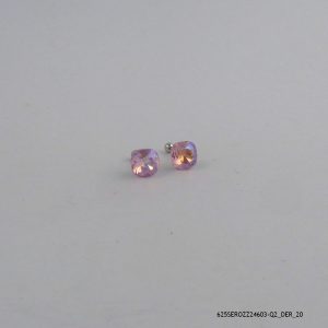 SYN ROSE CRYSTAL SILVER EARRING