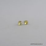 SYN TOPAZ CRYSTAL SILVER EARRINGS