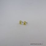 SYN YELLOW TOPAZ SILVER EARRINGS