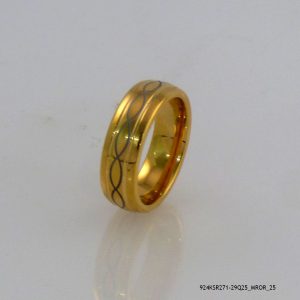 18KGP 2Colour Mens Steel Band S10