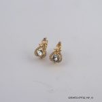 18KGP Tanzanite Crystal U Hoops