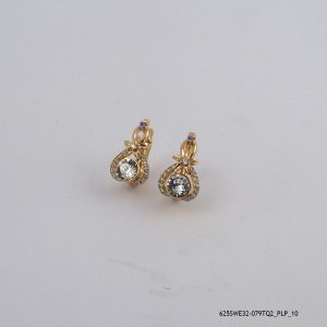 18KGP Tanzanite Crystal U Hoops