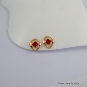 18KGP Lite Siam Earring